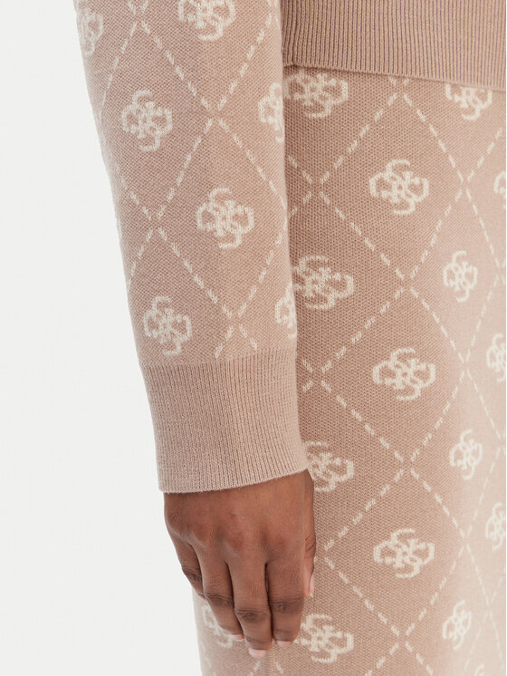 Guess Guess Kardigán W4BR0D Z3JD2 Bézs Regular Fit