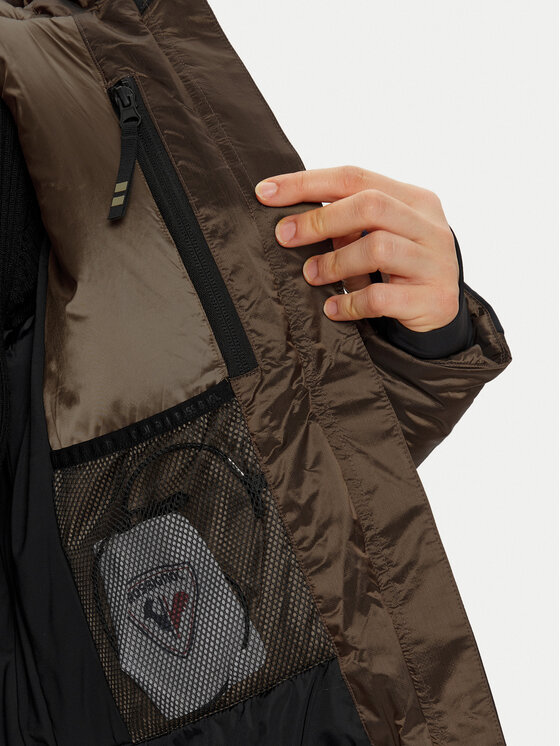 Rossignol Rossignol Lyžařská bunda Ventina RLNWJ23 Zlatá Regular Fit