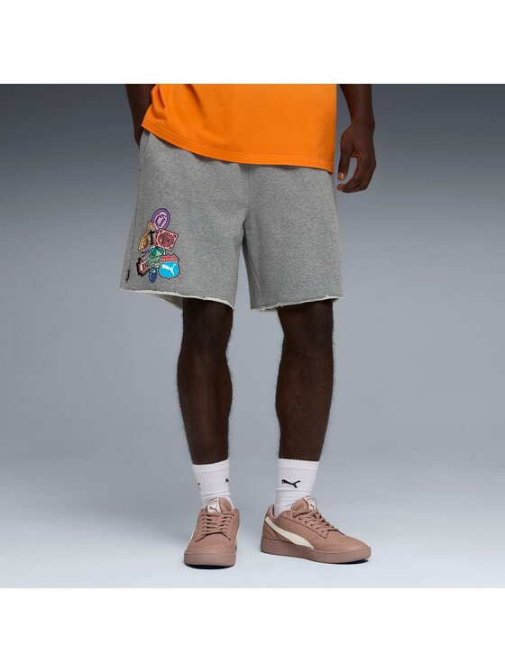 Puma Puma Szorty sportowe 635063 Szary Regular Fit