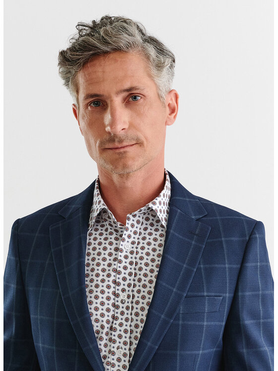 Pako Lorente Pako Lorente Marynarka P23WF-3G-002 Granatowy Slim Fit