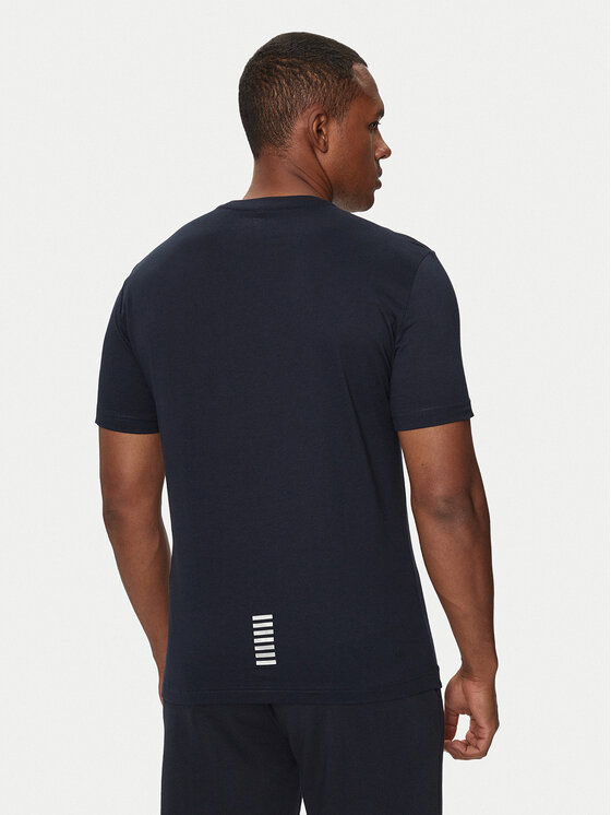 EA7 Emporio Armani EA7 Emporio Armani Tričko 8NPT25 PJVPZ 0562 Tmavomodrá Regular Fit