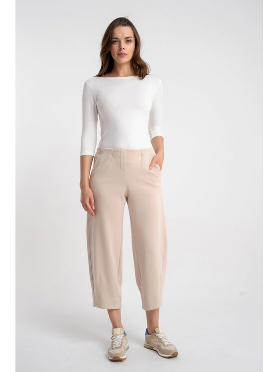 CLICK CLICK Bluzka 10-6826 Biały Fitted Fit