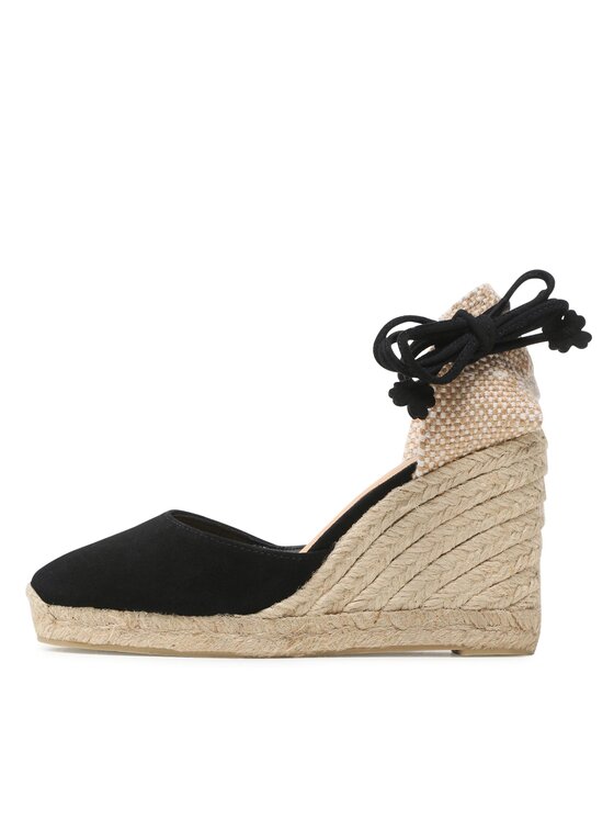 Castañer Castañer Espadrilės Carina/8/007 021740-100 Juoda