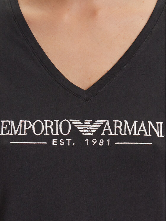 Emporio Armani Underwear Emporio Armani Underwear T-Shirt EW000409 AF10881 UC001 Černá Regular Fit