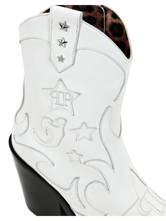 PHILIPP PLEIN PHILIPP PLEIN Čižmy 8979 Biela