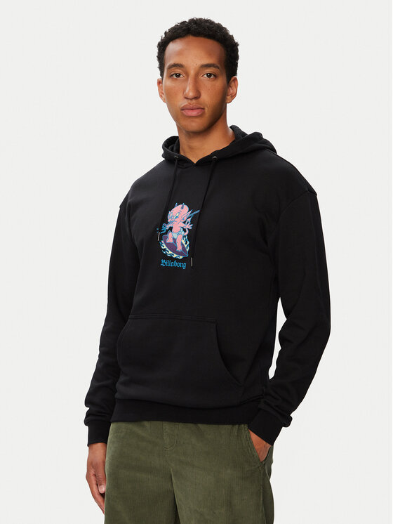Billabong Billabong Суитшърт Burleigh EBYFT00185 Черен Relaxed Fit