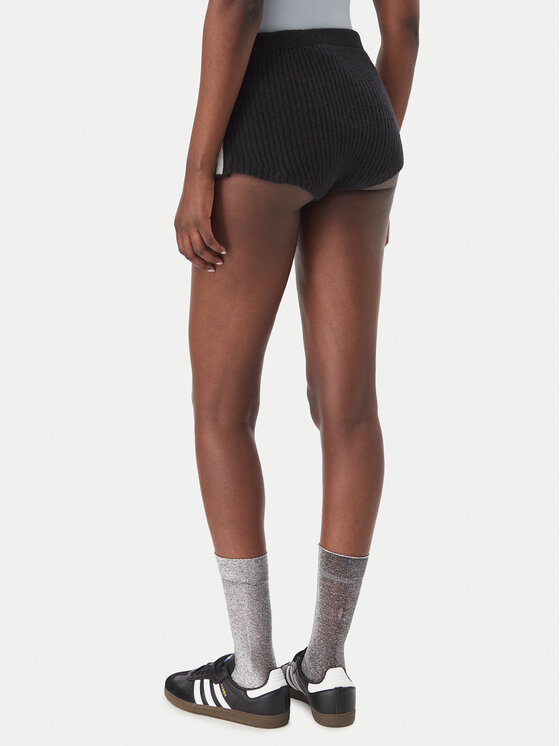 adidas adidas Szorty sportowe Adiluna Season 2 X Jennie Knitted Short Shorts LD8935 Czarny Regular Fit