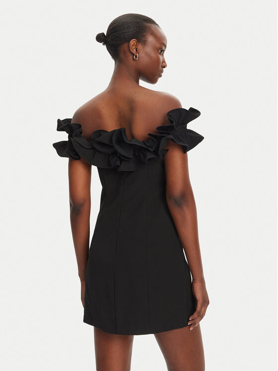 ROTATE ROTATE Rochie cocktail 113810100 Negru Slim Fit
