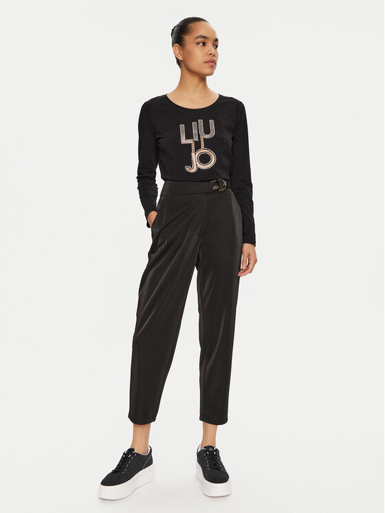 Liu Jo Sport Liu Jo Sport Bluzka TF4206 JS088 Czarny Regular Fit