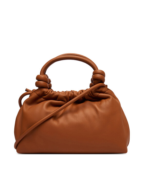 Tommy Hilfiger Tommy Hilfiger Geantă Th Soft Leather Med Crossover AW0AW18369 Maro