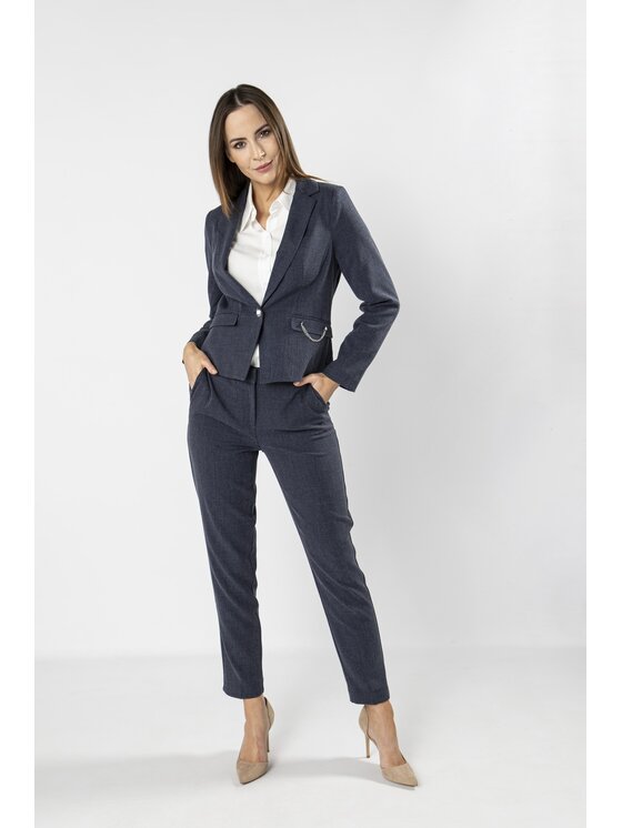 QUIOSQUE QUIOSQUE Sako GARLAND BLAZER Tmavomodrá Regular Fit