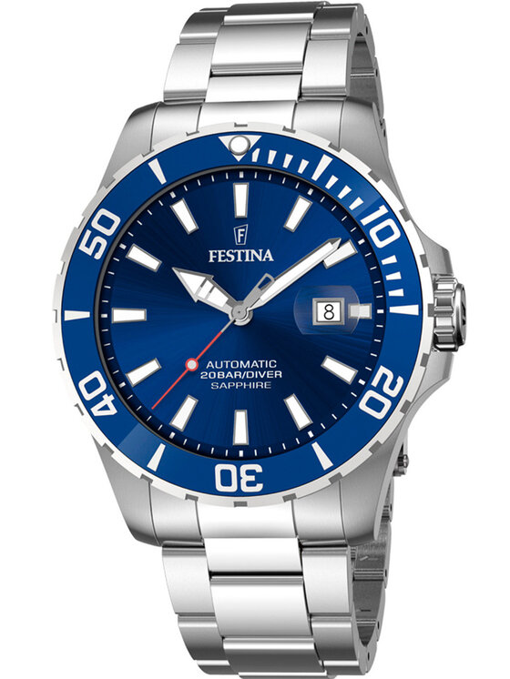 Festina Festina Zegarek F20531/3 Srebrny