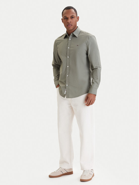 Tommy Jeans Tommy Jeans Camicia DM0DM22026 Verde Regular Fit
