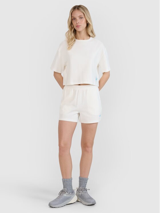 4F 4F Šortky 4FWSS25TSHOF531-11S Biela Regular Fit