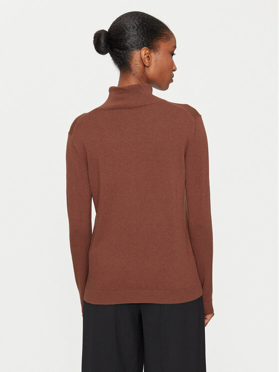 Weekend Max Mara Weekend Max Mara Krekls ar augstu apkakli Kiku 2425366022 Bēšs Regular Fit