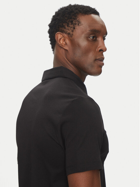 Michael Kors Michael Kors Polo CB95FGVC93 Czarny Regular Fit