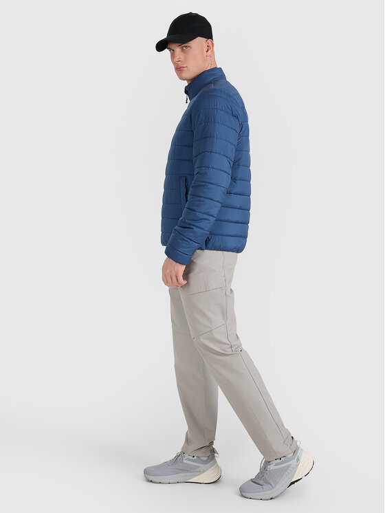 4F 4F Kurtka puchowa 4FWAW25TDJAM597-32S Niebieski Reglan Fit