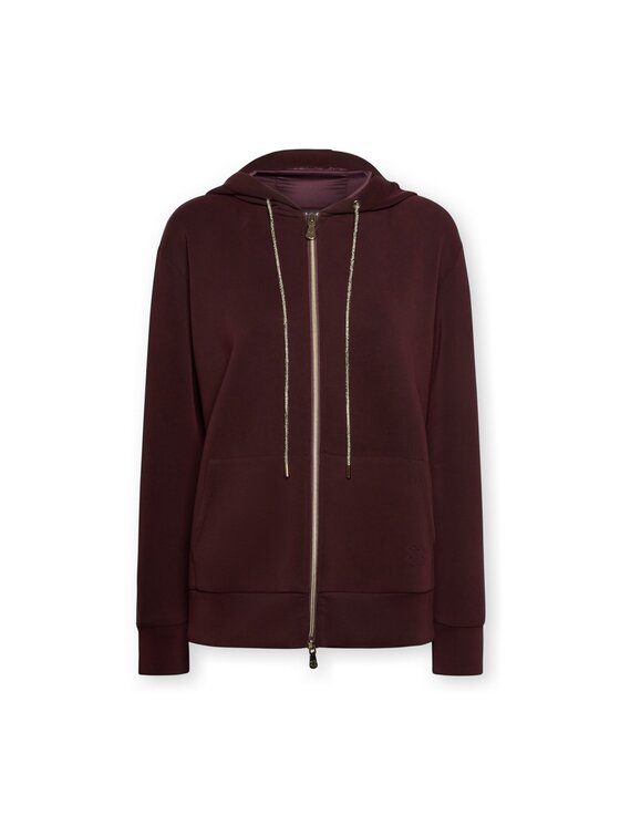 Elena Mirò Elena Mirò Felpa G808Z000679N039 Bordeaux Regular Fit