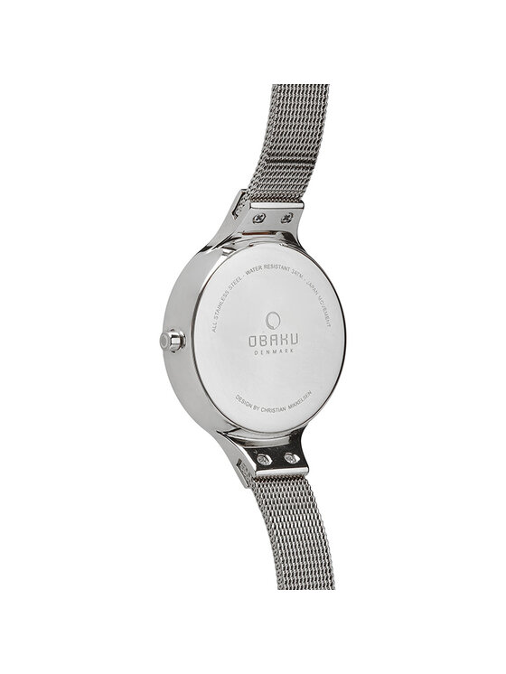 Obaku Obaku Hodinky V173LXCIMC Strieborná