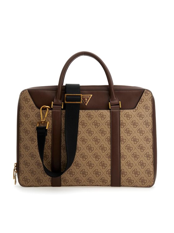 Guess Taška na laptop Vezzola Smart HMEVZL P3138 Béžová