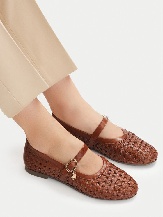 U.S. Polo Assn. Balerini EO-LARISA001W/6L1 Maro deschis