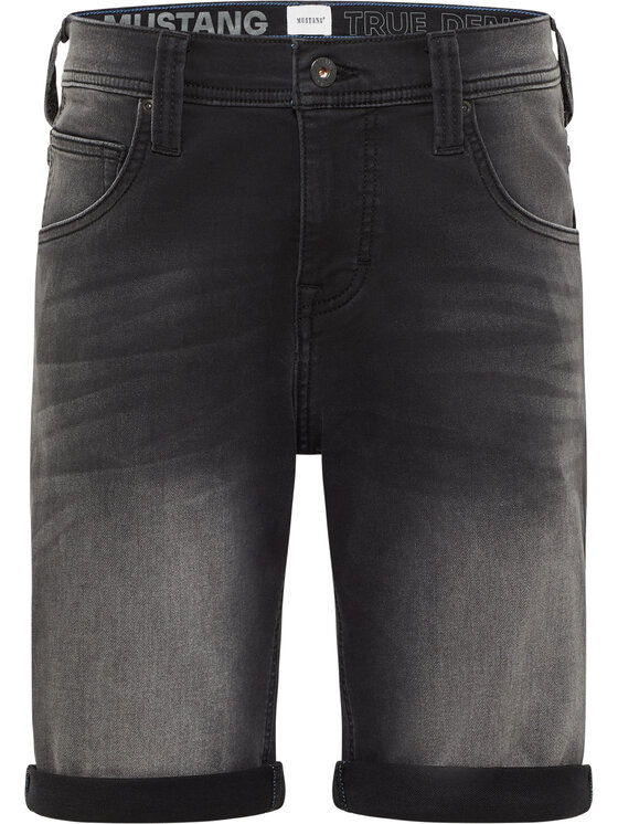 Mustang Mustang Pantaloncini di jeans Style Chicago Nero Slim Fit