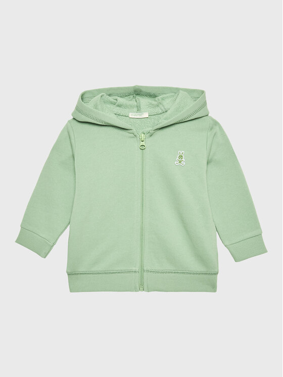 United Colors Of Benetton Bluză 3J70MM270 Verde Regular Fit