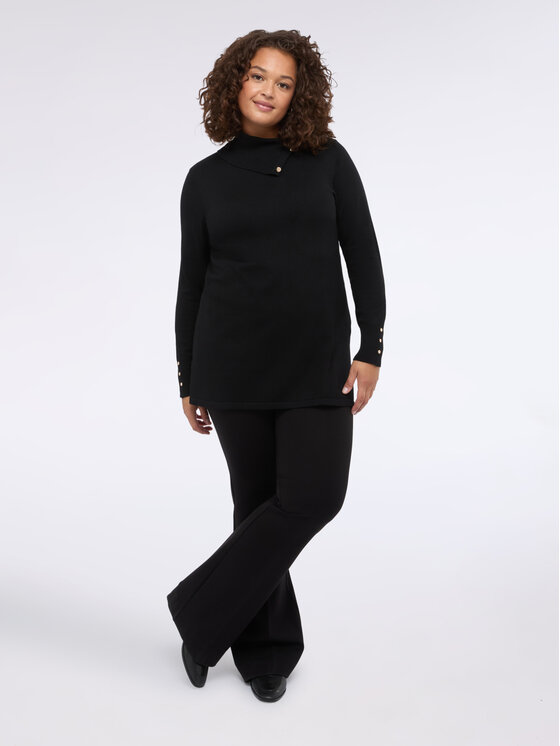 Fiorella Rubino Fiorella Rubino Sweter M633L008007N033 Czarny Regular Fit