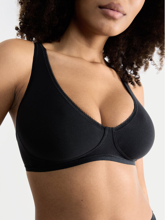 Sloggi Sloggi Sutien fără armătură Basic 10222327 Negru