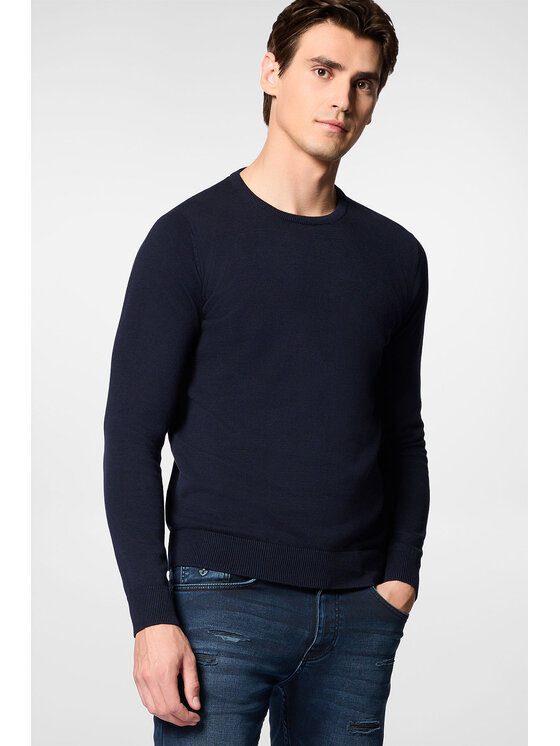 Próchnik Próchnik Sweter PM8 SW073224000008 Granatowy Regular Fit