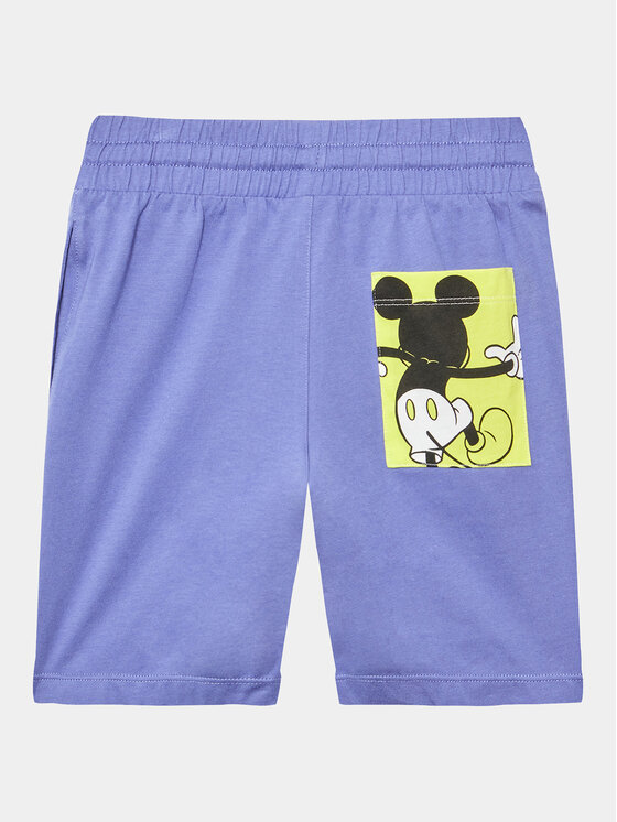 United Colors Of Benetton United Colors Of Benetton Bavlnené šortky 3096G9016 Fialová Regular Fit