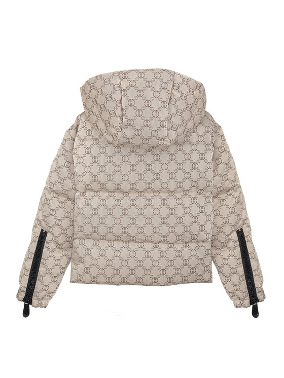 Magda Matyja Magda Matyja Kurtka puchowa ASPEN JACKET BEIGE Beżowy Comfortable Fit