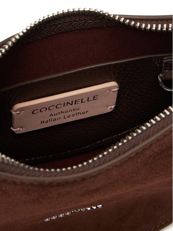Coccinelle Coccinelle Ročna torba QKG Coccinellesunup Suede E1 QKG 13 03 Rjava