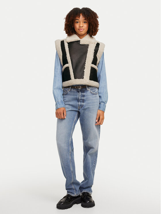 JJXX JJXX Vestă Joanna 12264943 Negru Regular Fit