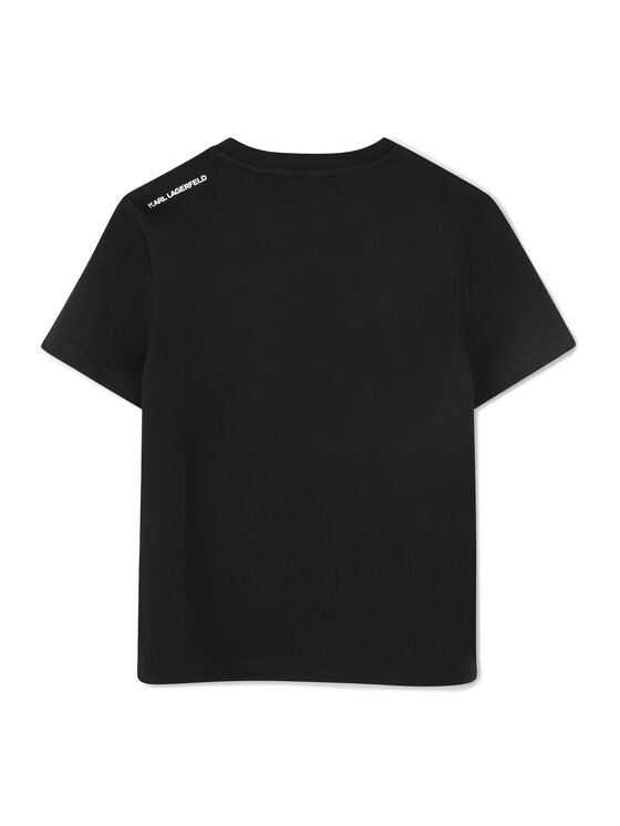 Karl Lagerfeld Kids Karl Lagerfeld Kids T-Shirt Z30438 M Černá Regular Fit