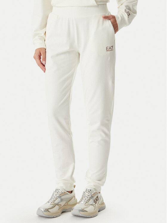 EA7 Emporio Armani EA7 Emporio Armani Sportinis kostiumas 7W000117 AF13135 U0004 Kreminė Regular Fit