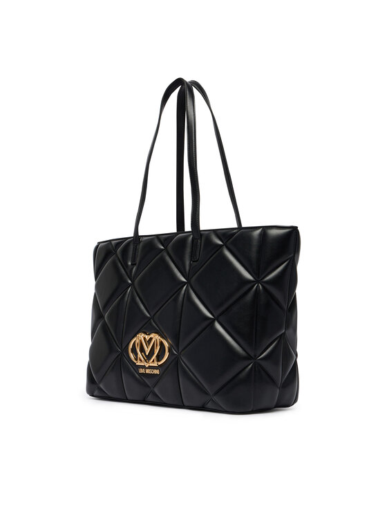 LOVE MOSCHINO LOVE MOSCHINO Ročna torba JC4120PP1PLC0000 Črna
