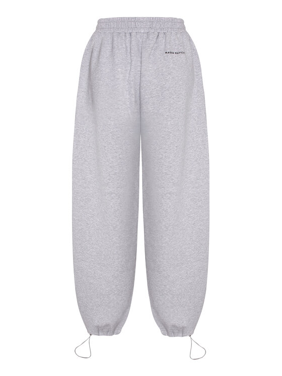 Magda Matyja Magda Matyja Spodnie dresowe ICON SWEATPANTS Szary Loose Fit