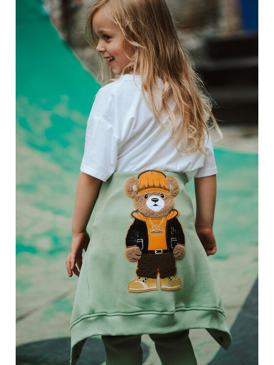 Bejbi Story Bejbi Story Bluza bomberka Axel Teddy Zielony Active Fit