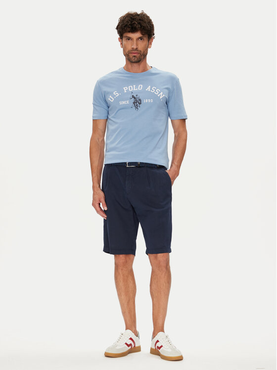 U.S. Polo Assn. U.S. Polo Assn. T-Shirt MUP3268 Błękitny Regular Fit