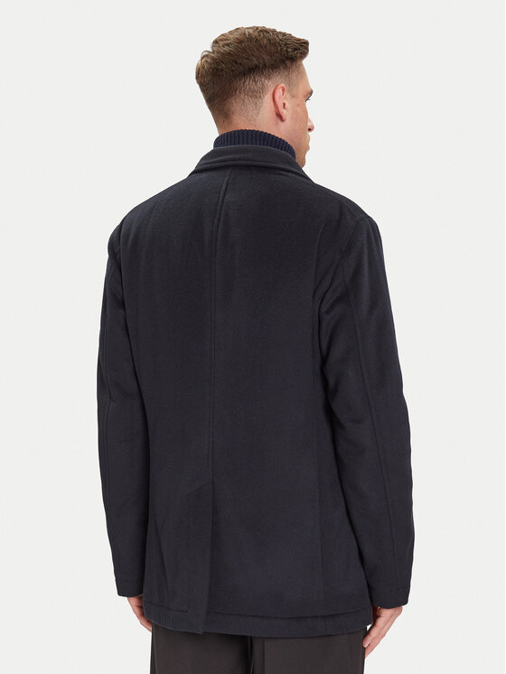 JOOP! JOOP! Palton de lână 17 JO-48Gary 30048807 Bleumarin Regular Fit