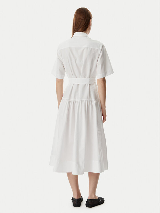 KARL LAGERFELD KARL LAGERFELD Vestito chemisier B2W13017 Bianco Regular Fit