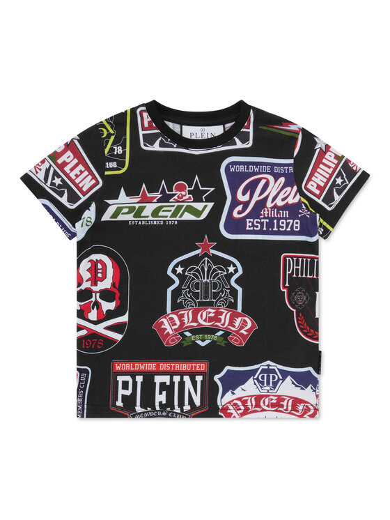 PHILIPP PLEIN PHILIPP PLEIN T-shirt 19741 Nero Regular Fit