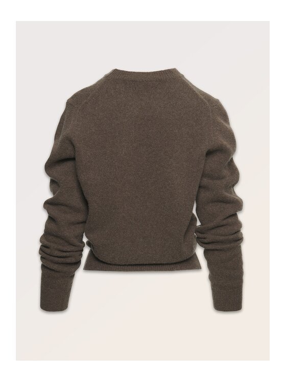La Mania La Mania Maglione MELLOW Marrone Classic Fit