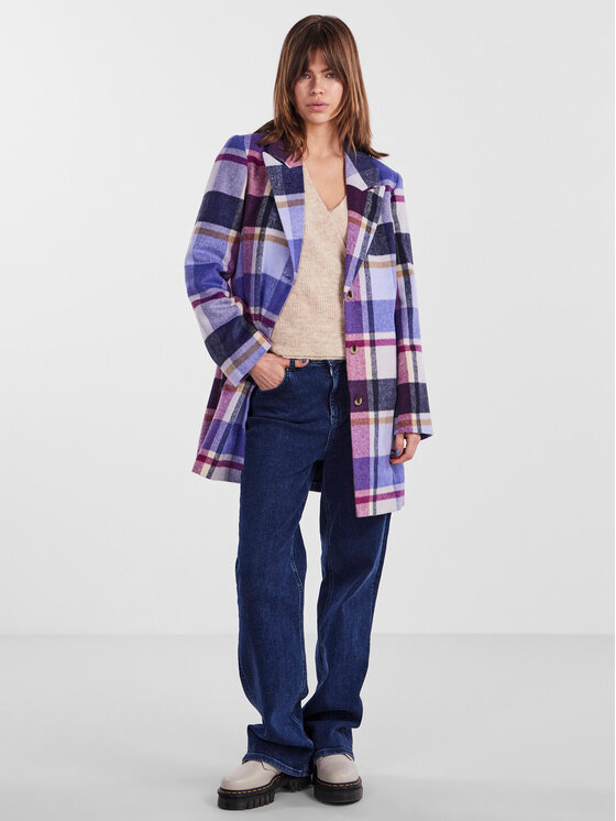 Pieces Pieces Płaszcz przejściowy 17128241 Kolorowy Regular Fit