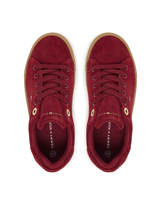 Tommy Hilfiger Tommy Hilfiger Sneakersy Jade T3A9-35098-1429 M Bordowy
