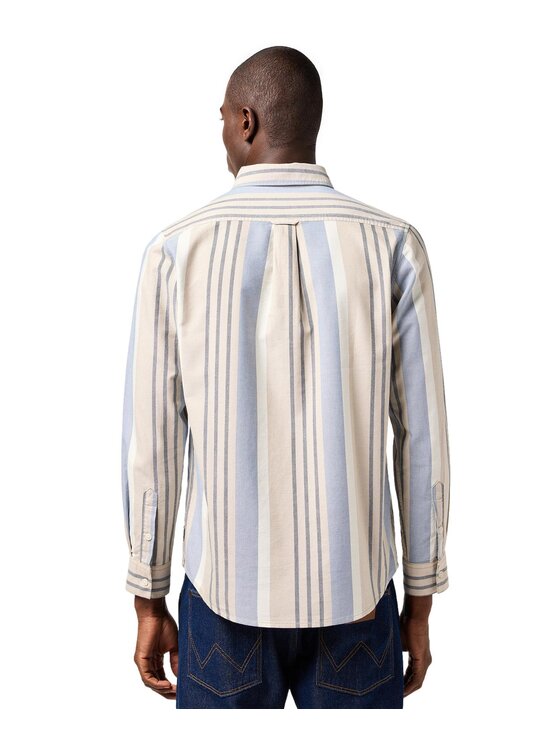 Wrangler Wrangler Koszula Bronco 112362721 Beżowy Regular Fit