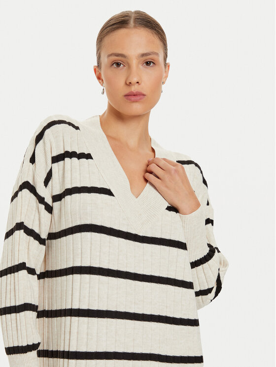 ONLY ONLY Džemper haljina New Tessa 15236372 Bež Relaxed Fit