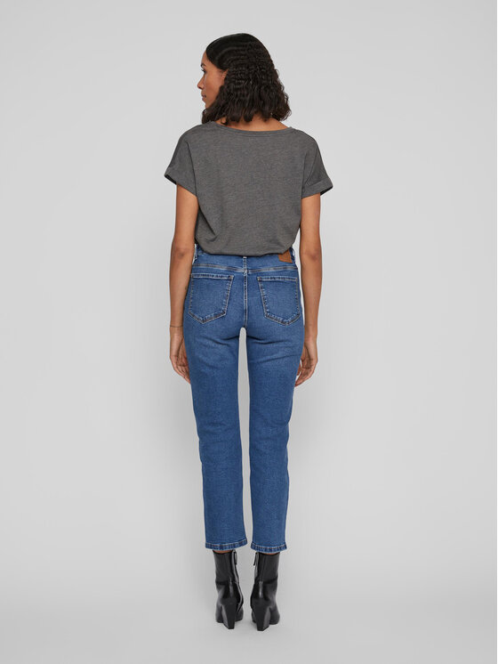 Vila Vila Traperice Alice 14080228 Tamnoplava Straight Fit