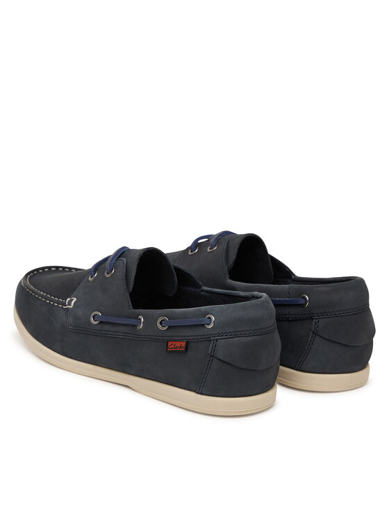 Clarks Clarks Poltopánky Charmouth Lace 26186600 Tmavomodrá